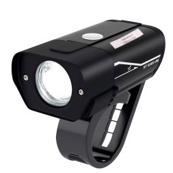 Фара для велосипеда HYD-018, передняя, AL, АКБ, яркий свет, с проблеск. маячками, USB зарядка, инд. упаковка