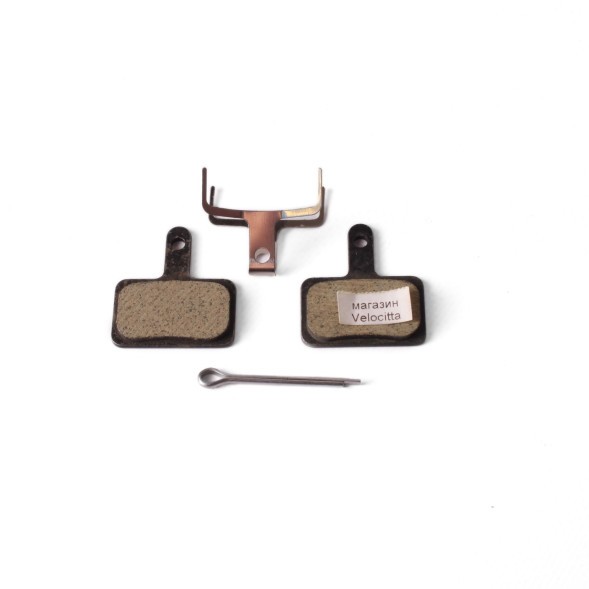 Тормозные колодки RB-D21, под B01S, для дискового тормоза, с пружинкой и шплинтом, торг. упаковка