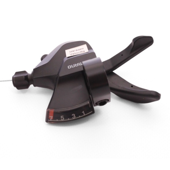 Шифтер велосипедный Shimano M315, 7 скоростей, триггер, правый, с тросом 2050 мм