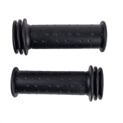 Рукоятки руля (грипсы) New Vision SZ-106A, 100 мм, с ограничителями, резиновые, black