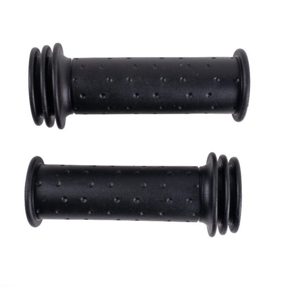 Рукоятки руля (грипсы) New Vision SZ-106A, 100 мм, с ограничителями, резиновые, black