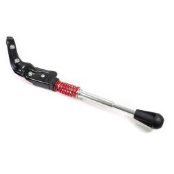 Подножка алюминиевая Nuvo NH-KF44SAJ-A, 24-28&amp;quot;, крепление на 2 пера, регулируемая, черно-серебристая