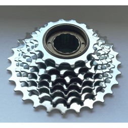 Трещотка Great Wall FW-7 CPSND, 7 передач, не дискретная, зубья 14-28Т, стальная, хромированная