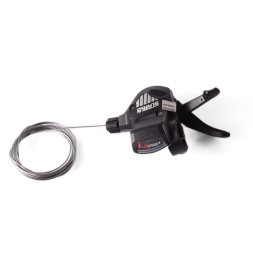 Переключатель велосипедный SunRun M300, 8 скоростей, правый, с тросом, черный