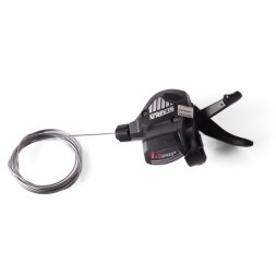 Переключатель велосипедный SunRun M300, 8 скоростей, правый, с тросом, черный