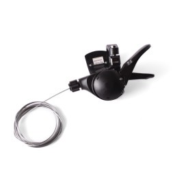 Переключатель велосипедный SunRun M300, 8 скоростей, правый, с тросом, черный