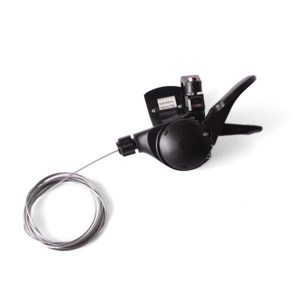 Переключатель велосипедный SunRun M300, 8 скоростей, правый, с тросом, черный