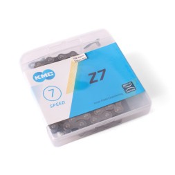 Цепь с замком KMC Z7, 1/2"x3/32", 116 звеньев, 7 скоростей, с замком 7R/CL573R
