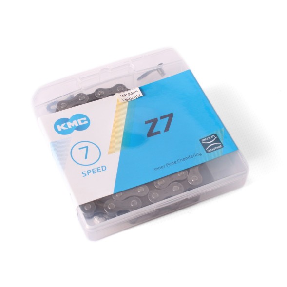 Цепь с замком KMC Z7, 1/2&amp;quot;x3/32&amp;quot;, 116 звеньев, 7 скоростей, с замком 7R/CL573R