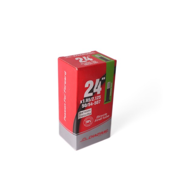 Камера велосипедная Chaoyang 24&amp;quot;x1.95-2.125 (50/54-507), AV 33 мм