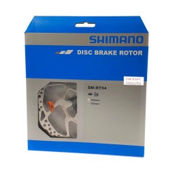 Ротор велосипедный Shimano RT54, 180 мм, Center Lock, серебристый