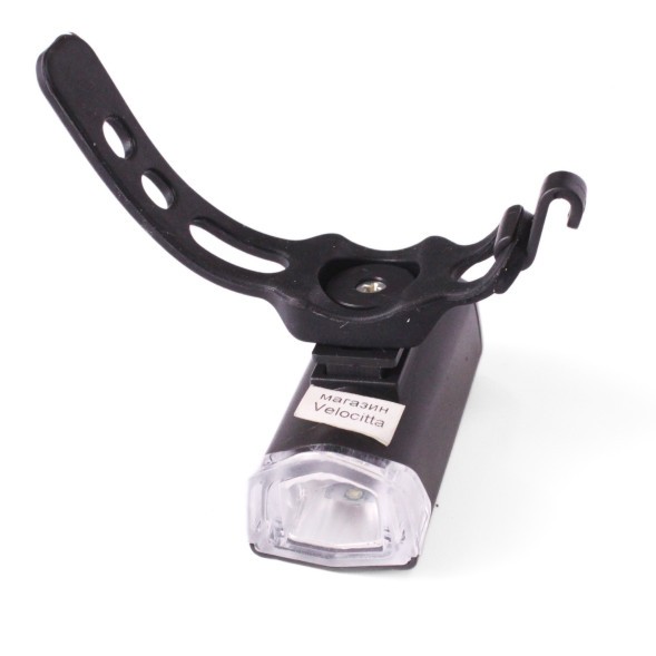 Фара велосипедная Raypal RPL-2255, передняя, пластик, USB кабель, 300 lm, LED, 3 режима работы, черный