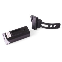 Фара велосипедная Raypal RPL-2255, передняя, пластик, USB кабель, 300 lm, LED, 3 режима работы, черный