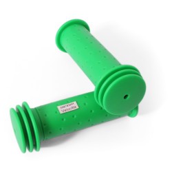 Грипсы велосипедные New Vision SZ-106A, 100 мм, с ограничителями, резиновые, зеленый