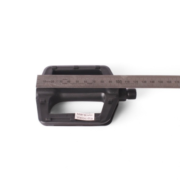 Велопедали Feimin FP-803B, резьба 9/16&amp;quot;, широкие, отражатели, 98x90 мм, шарикоподшипники, черный