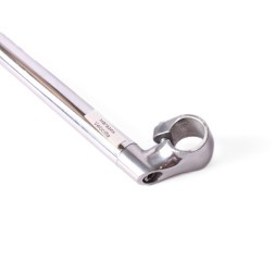 Вынос велосипедный BL-1008, 25.4 мм, 300 мм, 40 мм, для резьбовой рулевой колонки, алюминий/сталь, серебристый