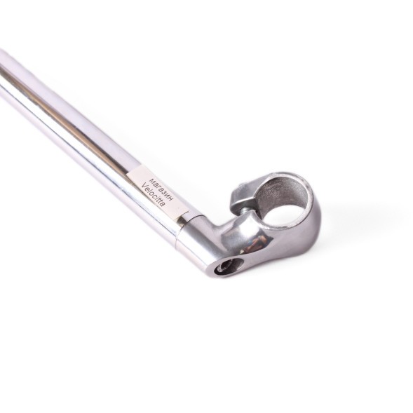 Вынос велосипедный BL-1008, 25.4 мм, 300 мм, 40 мм, для резьбовой рулевой колонки, алюминий/сталь, серебристый