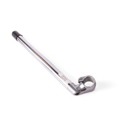 Вынос велосипедный BL-1008, 25.4 мм, 300 мм, 40 мм, для резьбовой рулевой колонки, алюминий/сталь, серебристый