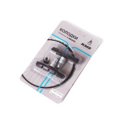 Колодки тормозные для велосипеда KMS BPV-X71, 70 мм, V-Brake, блистер