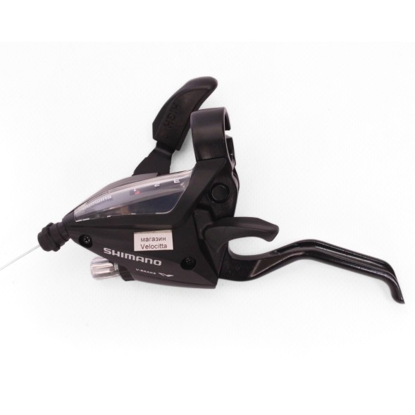Переключатель для велосипеда Shimano EF-500, шифтер+тормозная ручка, левый, 3 скоростей
