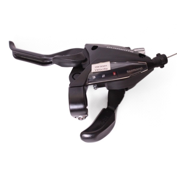 Переключатель для велосипеда Shimano EF-500, шифтер+тормозная ручка, левый, 3 скоростей