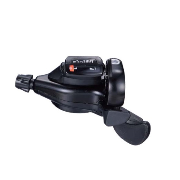 Шифтер велосипедный MicroShift TS71-8-R, правый, 8 скор., с индикатором, трос 2050 мм, черный