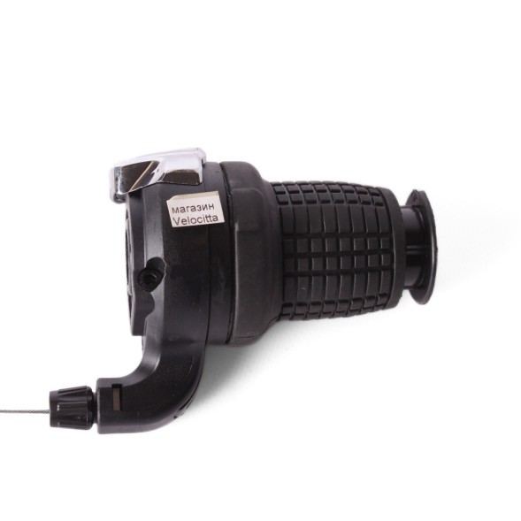 Шифтер велосипедный SunRun RS-41, 6 скоростей, правая, трос, черный