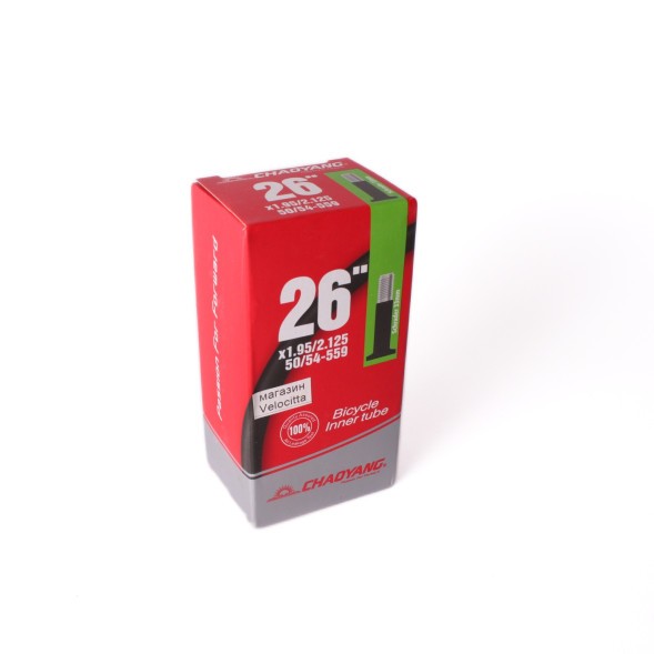 Велосипедная камера Chaoyang 26&amp;quot;x1.95-2.125 (50/54-559), A/V 33 мм
