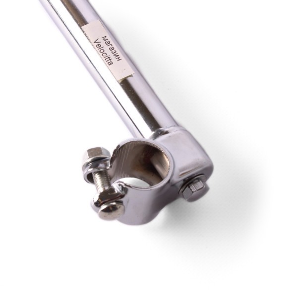 Вынос велосипедный для резьбовой рулевой колонки NV-022, 25.4 мм, 200 мм, внутренний, хром