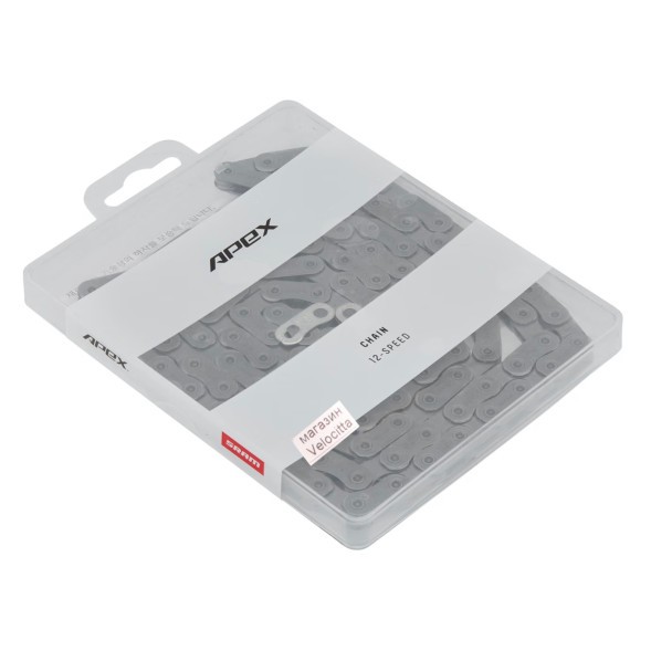 Цепь Sram Apex D1 Flattop, 12 скоростная, 114 зв., PowerLock