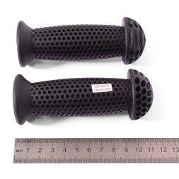 Рукоятки руля New Vision SZ-139B, 110 мм, с ограничителями, резиновые, black