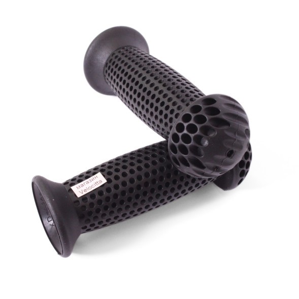 Рукоятки руля New Vision SZ-139B, 110 мм, с ограничителями, резиновые, black