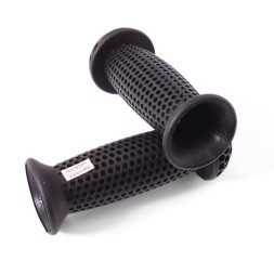 Рукоятки руля New Vision SZ-139B, 110 мм, с ограничителями, резиновые, black