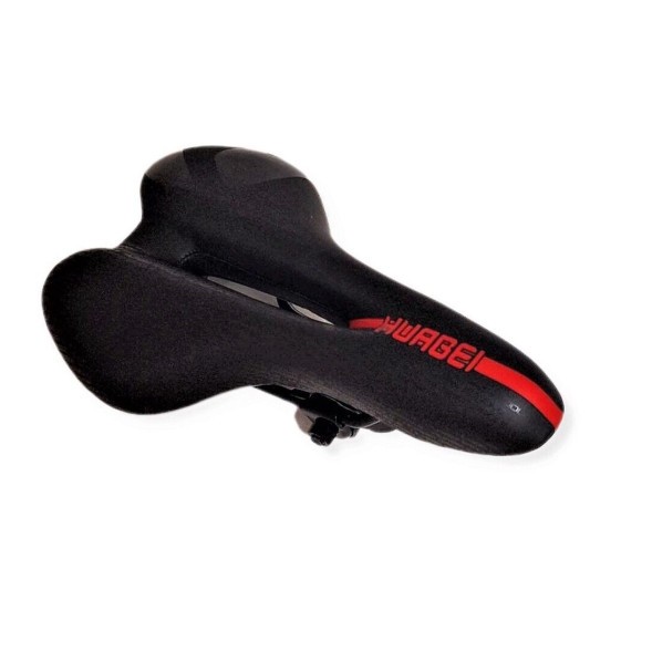 Седло велосипедное Huabei AZ-6824, T-01, 285x160 мм, MTB Series, актив, с вент. отверстием, Black