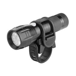 Фара передняя Jing Yi JY-829, 9 LED, влагозащищенная, алюминиевая, блистер