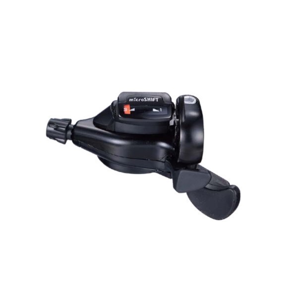 Шифтер MicroShift TS71-9, правый, 9 sp, индикатор, с тросом 2050 мм, торг. уп