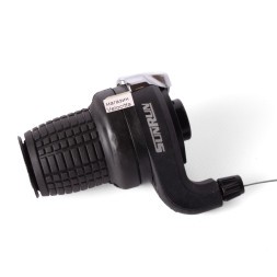 Шифтер для велосипеда SunRun RS-41, 7 скоростей, правая, черный, с тросом