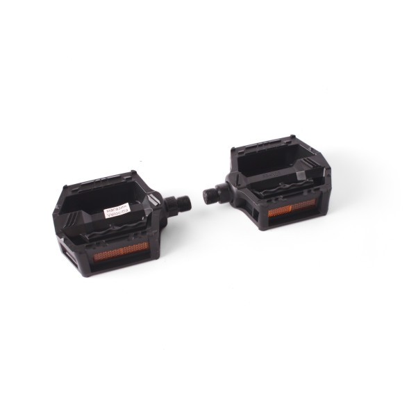 Педали велосипедные Feimin FP-808, MTB, насыпные подшипники, резьба 9/16&amp;quot;, 94x77 мм, с отражателями