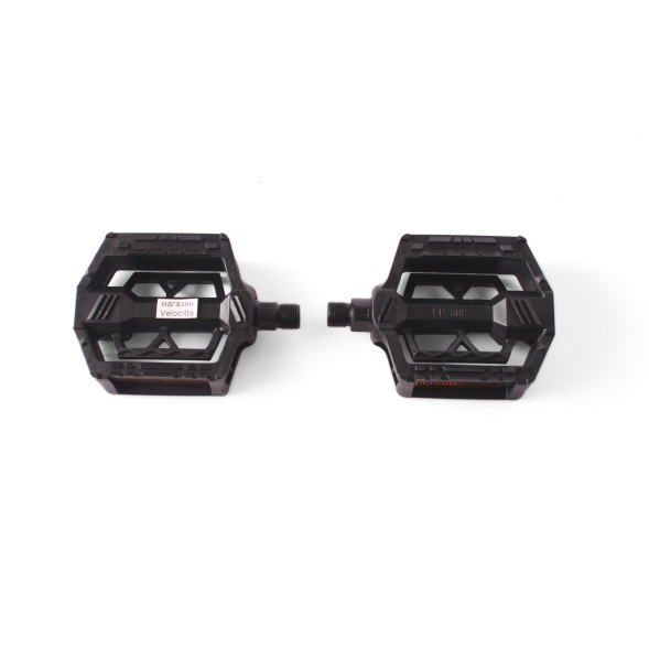 Педали велосипедные Feimin FP-808, MTB, насыпные подшипники, резьба 9/16&amp;quot;, 94x77 мм, с отражателями