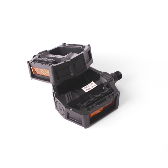 Педали велосипедные Feimin FP-808, MTB, насыпные подшипники, резьба 9/16&amp;quot;, 94x77 мм, с отражателями