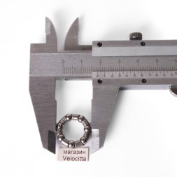Подшипник педалей, 5/32&amp;quot;х7, внешний ø 19 мм, хром