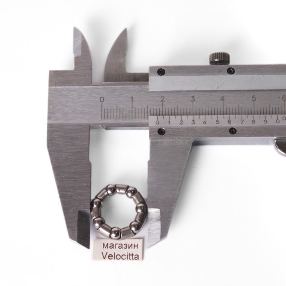 Подшипник педалей, 5/32&amp;quot;х7, внешний ø 19 мм, хром
