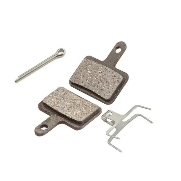 Колодки тормозные велосипедные Rapida JL-01B, для дискового тормоза, с пружинной скобкой (B01S), пара, блистер