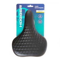 Велоседло Hogger SDHG60190R0BK, 260x190 мм, комфорт, рифленое, Black