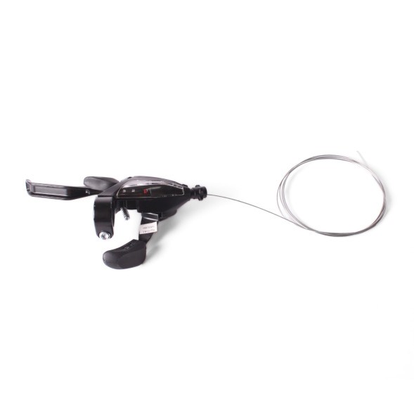 Переключатель велосипедный Suangin, левый, 3 скорости, для ST-EF500, шифтер+тормозная ручка, черный