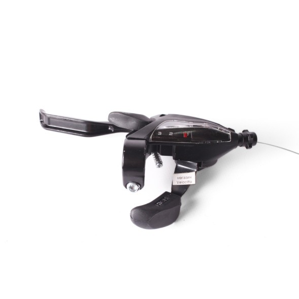 Переключатель велосипедный Suangin, левый, 3 скорости, для ST-EF500, шифтер+тормозная ручка, черный