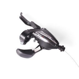 Переключатель велосипедный Suangin, левый, 3 скорости, для ST-EF500, шифтер+тормозная ручка, черный