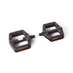 Педали велосипедные Feimin FP-803, для MTB, ось 9/16", 96x96 мм, с отражателями, широкие
