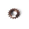 Кассета-трещотка велосипедная Shunfeng, фривил, 1/2"x1/8", 16T, резьба 1.37", сталь, коричневый