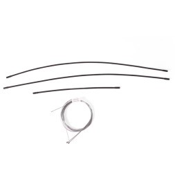 Комплект тросов переключения, с рубашкой, передн.+задн, черный